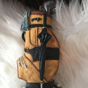 Golf bag pen/pencil holder